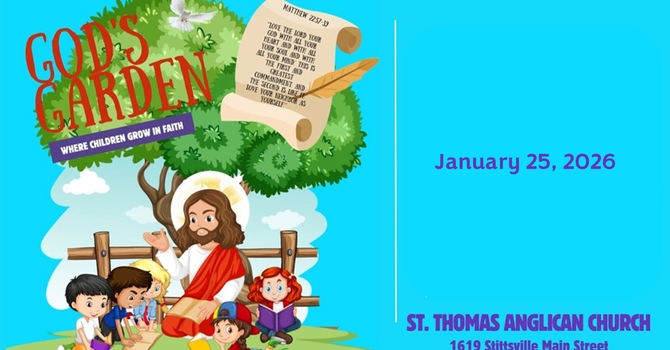 God's Garden for January 25, 2026