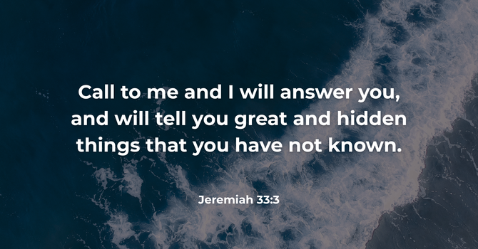 Jeremiah 33:3 image