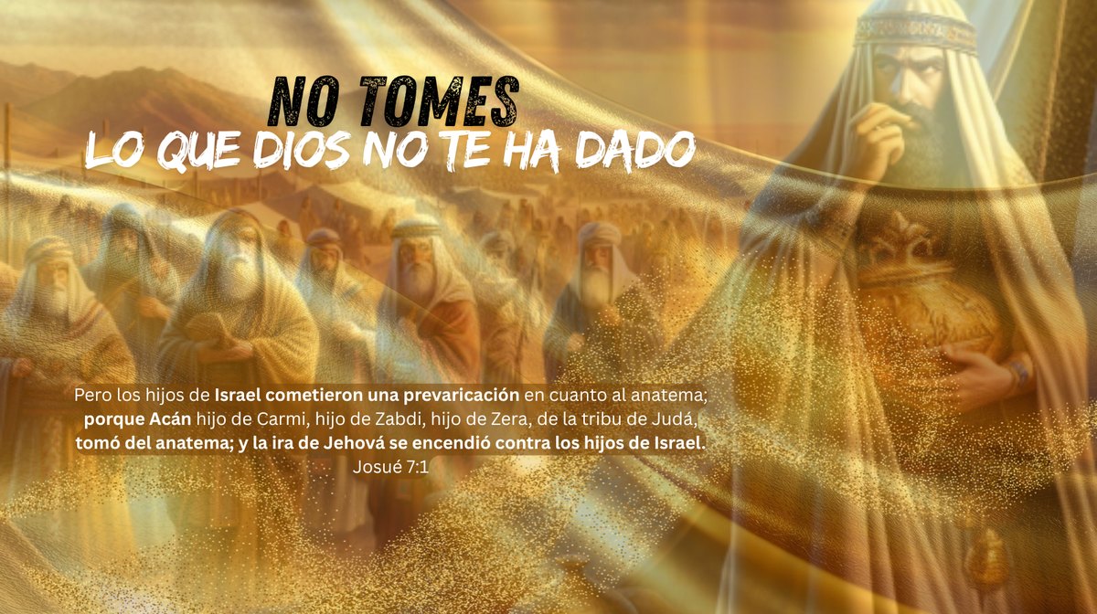 No tomes lo que Dios no te ha dado. | IBL Vida Abundante