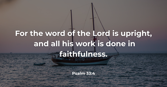 Psalm 33:4 image