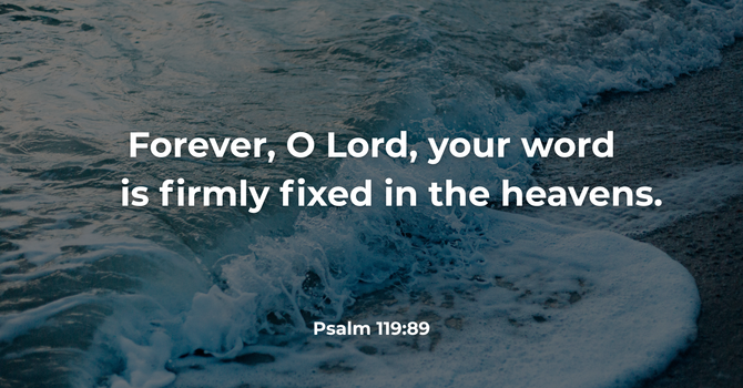 Psalm 119:89 image