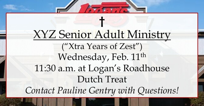 XYZ Senior Adult Lunch