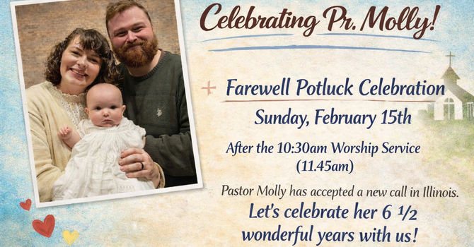 Celebrating Pastor Molly!