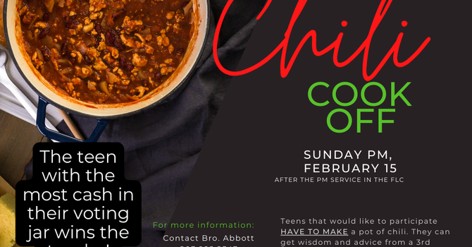 Real Teen's Chili Cook-off