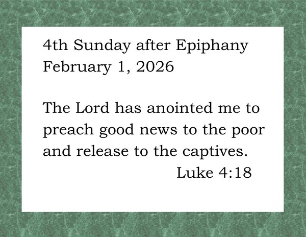 Fourth Sunday after Epiphany