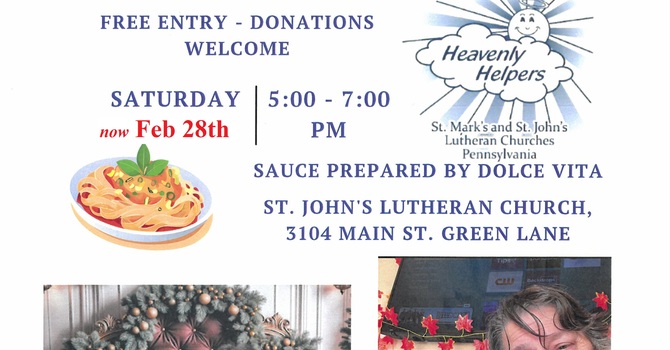 Spaghetti Dinner Roof Fundraiser