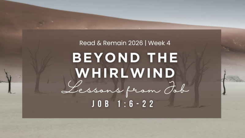 Beyond the Whirlwind: Lessons from Job