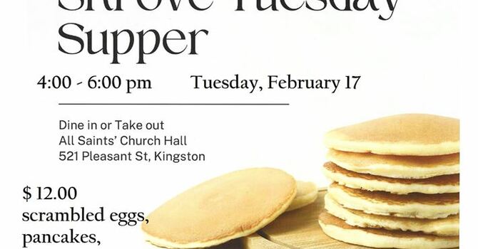 Shrove Tuesday Supper