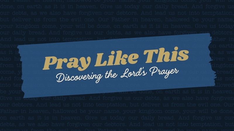 Pray Like This