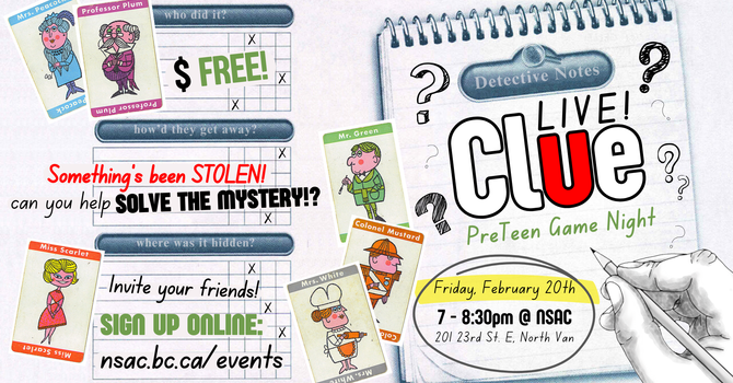 Live Clue Pre-Teen Game Night