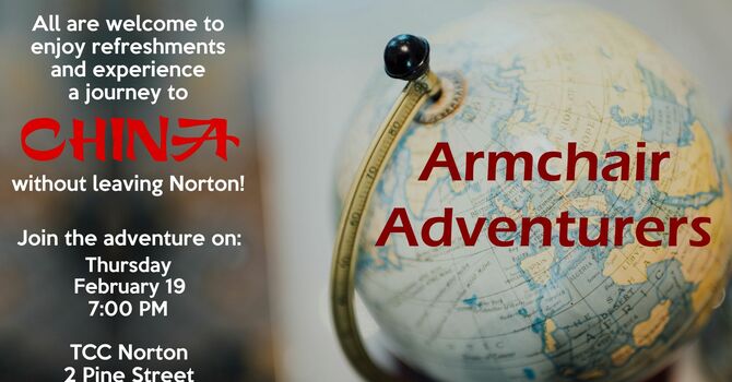 Armchair Adventurers - China - Feb. 19