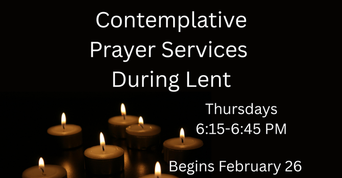 Contemplative Lenten Prayer Service