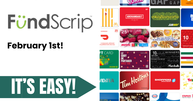 Next Fundscrip Order!