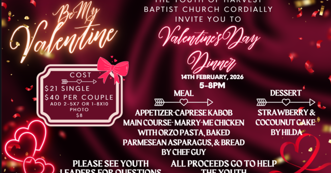 2026 Valentine's Day Dinner- Fundraiser