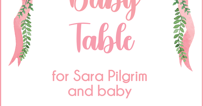 Baby Table for Baby Marcy Ellin