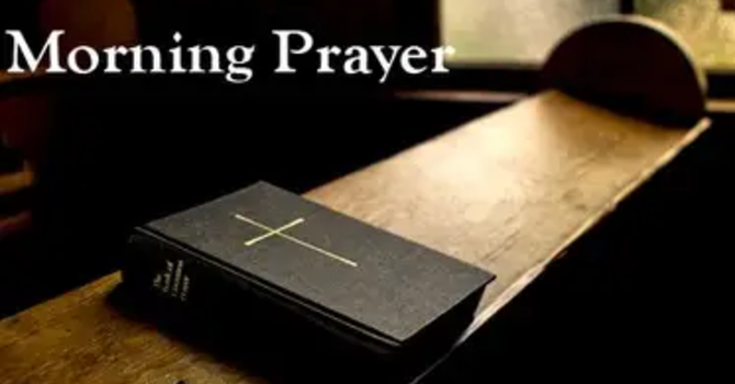 Morning Prayer for Holy Week