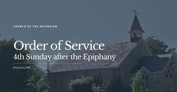 Order of Service: Sunday, February 1, 2026