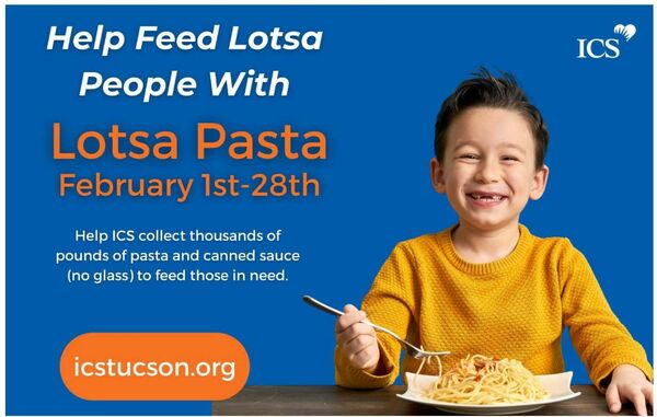 Lotsa Pasta for February