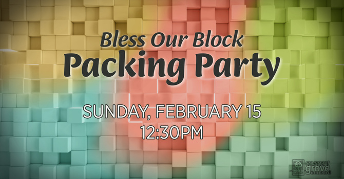 BLESS our Block- Bag Packing Party