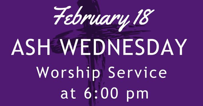 Ash Wednesday Service