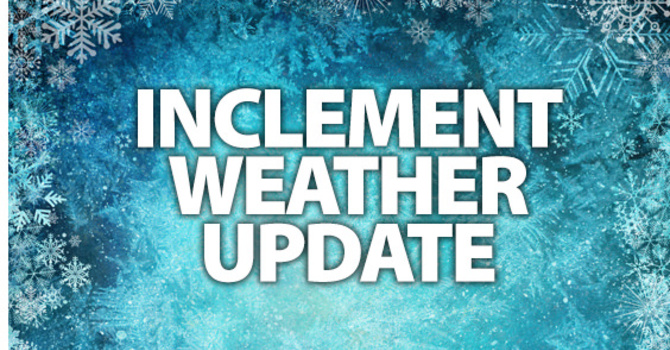 Winter Weather Updates For Scheduled Events image