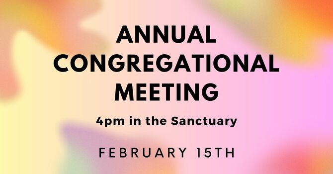Annual Congregational Meeting