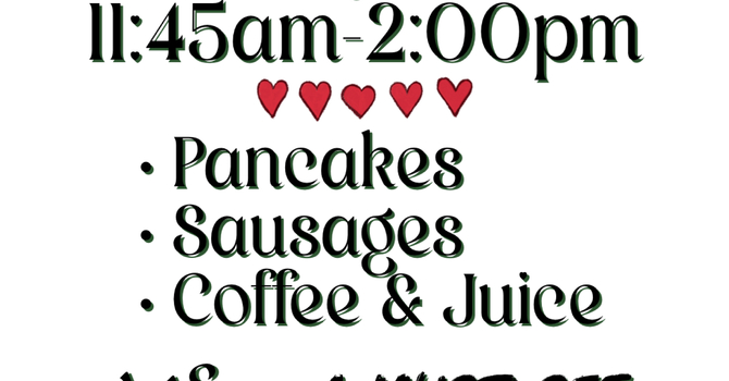 Valentines Pancake Dinner