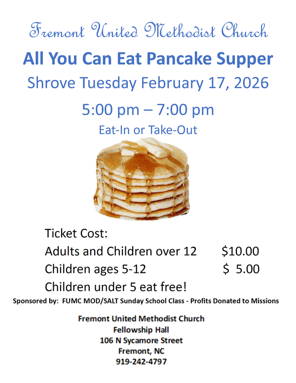 All You Can Eat Pancake Supper