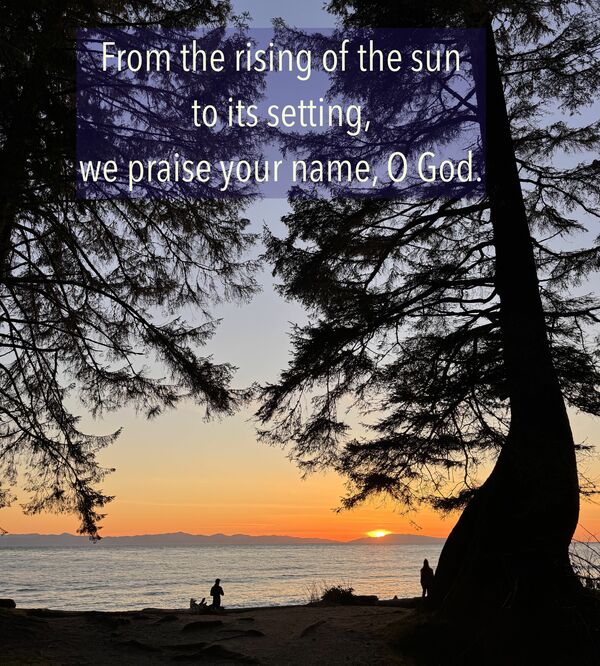 Sunset from Sombrio Beach 