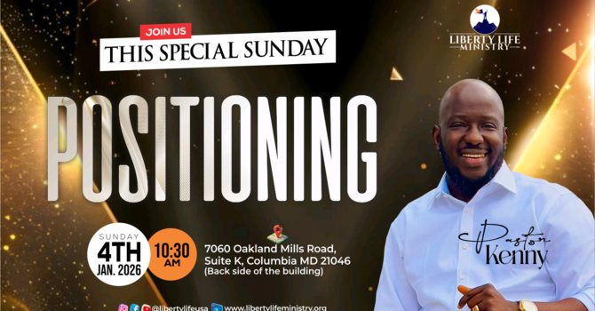 POSITIONING || WINNING WAYS FOR 2026 || SUNDAY SERVICE 