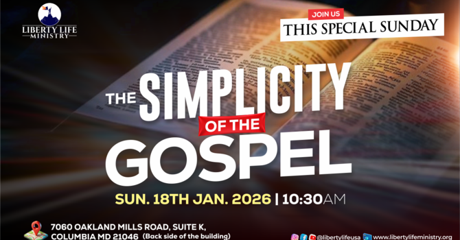 THE SIMPLICITY OF THE GOSPEL || SUNDAY SERVICE
