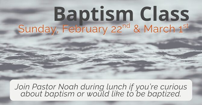 Baptism Class