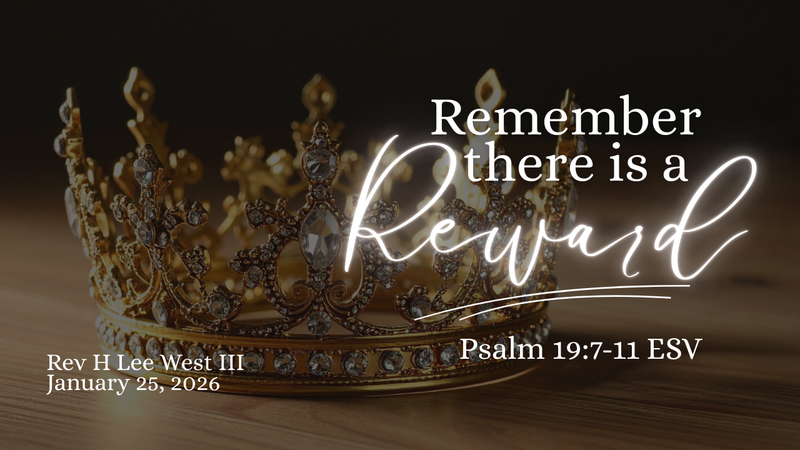 Remember, there is a Reward!