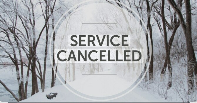 2/1/26 Sunday Services Cancelled image