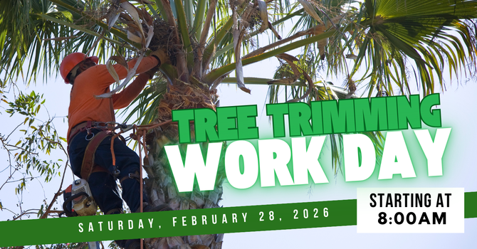 Tree Trimming Work Day