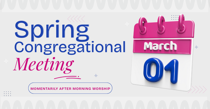 Spring Congregational Meeting