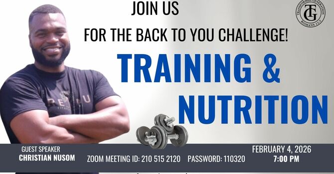 BACK TO YOU CHALLENGE! Training & Nutrition