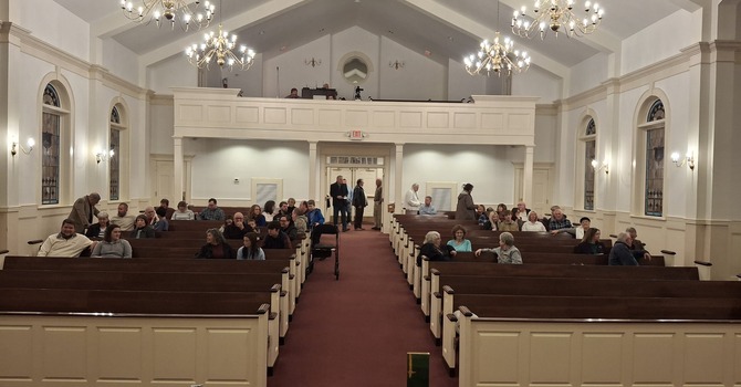 Friday Evening Worship Ahead of Storm image