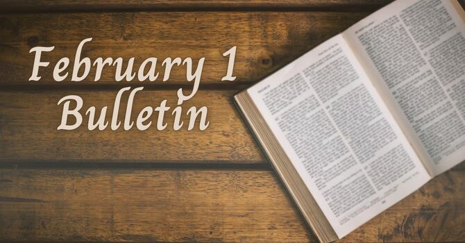 February 1, 2026 Bulletin image