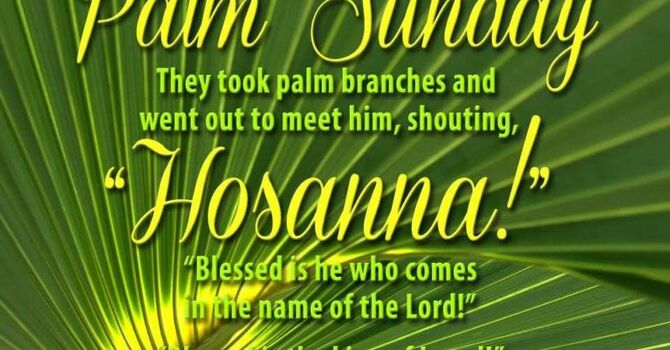 PALM SUNDAY