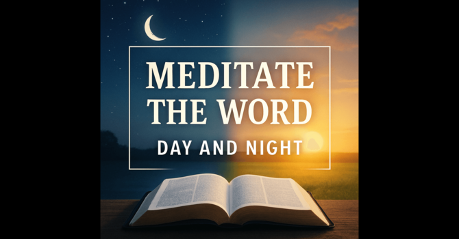 Meditate the Word – Day and Night image