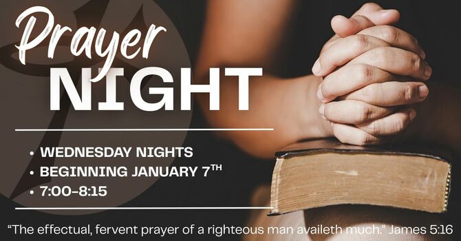 Wednesday Night Prayer Meeting