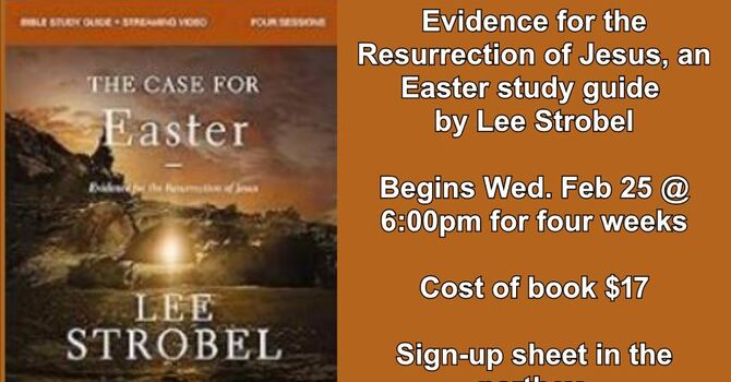 Bible Study - The Case for Easter