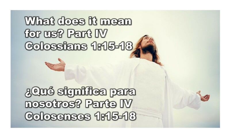 “What does it mean for us? Part IV”  