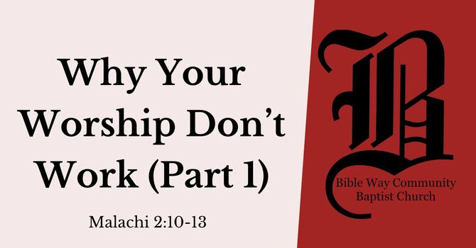 Why Your Worship Don't Work