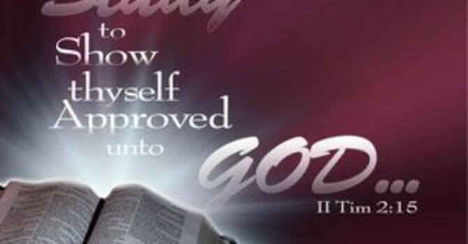 Tuesday Night Bible Study image