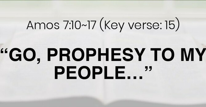 Go And Prophesy