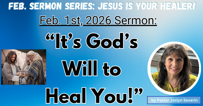 "It's God Will To Heal You!" 