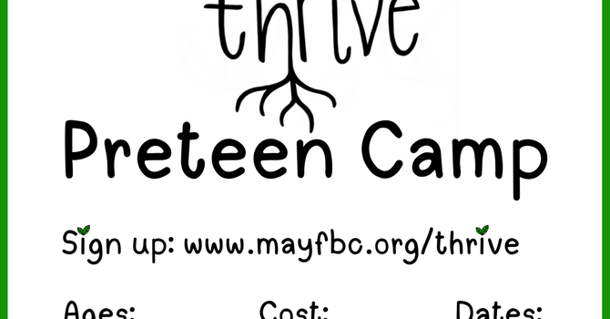 Thrive Preteen Camp