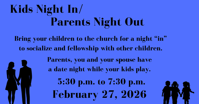Kids Night In/Parents Night Out image